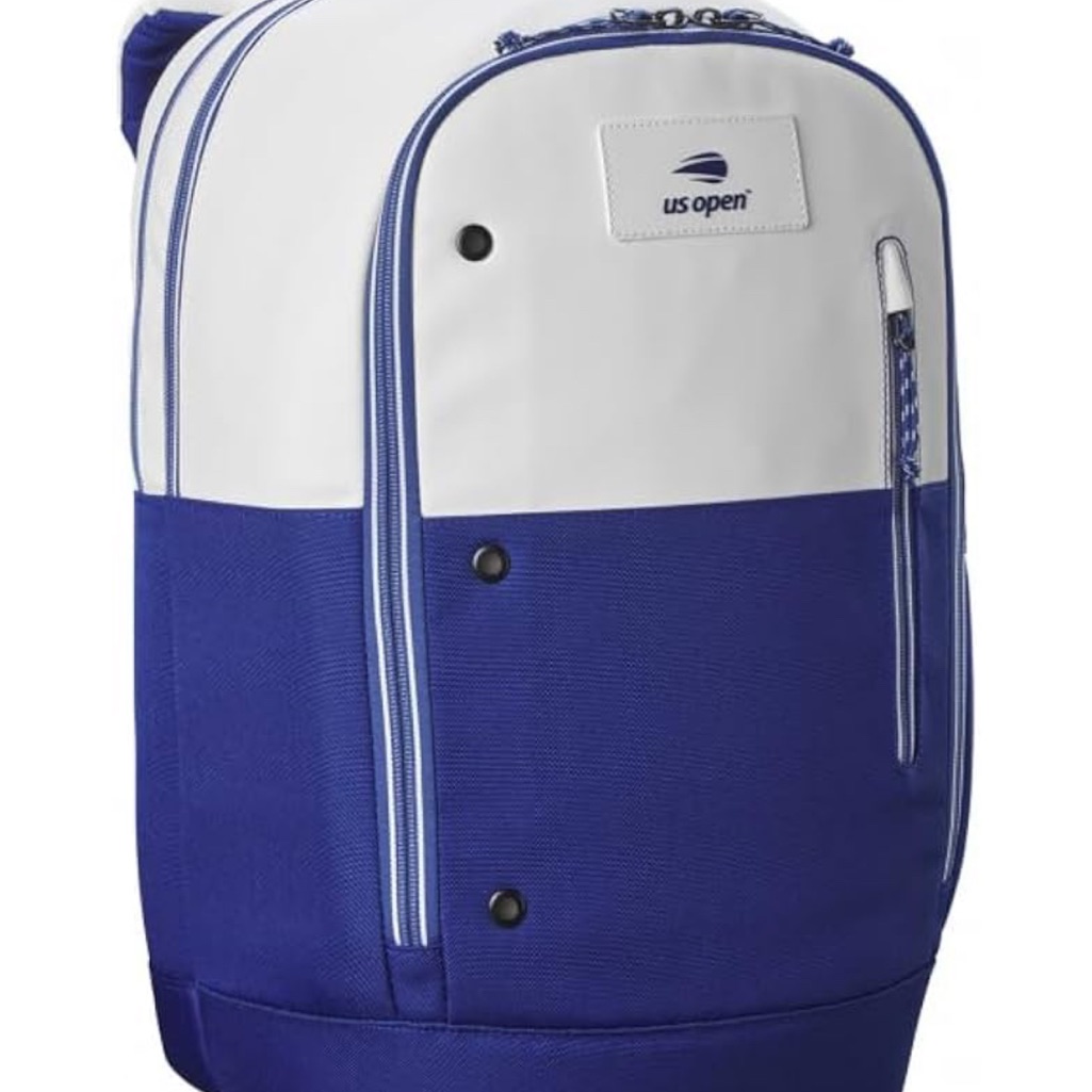 Wilson 2023 Us Open Tour Tennis Backpack White And Navy New W Tags